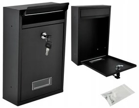 Cassetta postale 21,7x32 cm nera