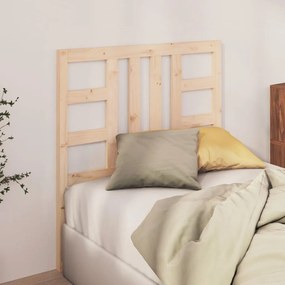 Testiera per letto 81x4x100 cm in legno massello di pino