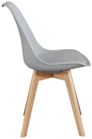 MARGOT - sedia nordica imbottita set da 4