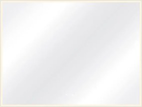 Specchio con illuminazione integrata bagno rettangolare SENSEA L 120 x H 90 x P 3.85 cm grigio / argento