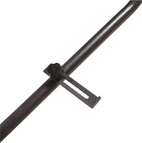 Tavolino da balcone pieghevole sospeso 60x60 cm Tabora - Garden Pleasure