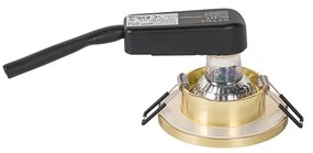 Faretto da incasso moderno per bagno oro IP54 - Shed Honey