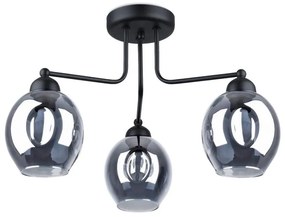Sollux SL.1144 - Lampadario a stelo FILLAN 3xE27/60W/230V nero