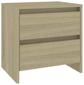 Comodini 2 pz Rovere Sonoma 45x34,5x44,5 cm in Truciolato