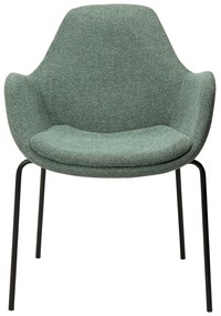 Poltrona verde chiaro in tessuto bouclé Zimmer - DAN-FORM Denmark