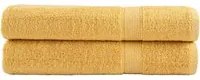 Asciugamani per Sauna 2 pz Oro 80x200cm 600gsm 100% Cotone 137290