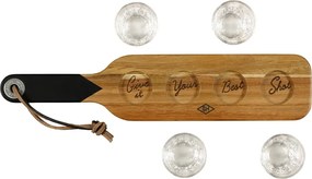 Tagliere di legno e 4 bicchieri da shot Gentlemen's Hardware - Gentlemen's Hardware