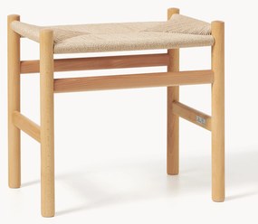 Sgabello con seduta intrecciata a mano CH53