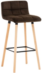 Sgabello Bar Lincoln Samt ?? / Braun