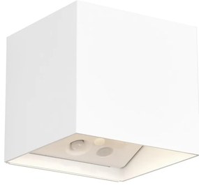 Illuminazione esterna LED con ricarica USB con sensore di movimento da parete (altezza totale 10 cm) Genie – Trio