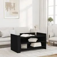 Tavolino da Salotto Nero 100x50x50 cm Legno Multistrato 848347