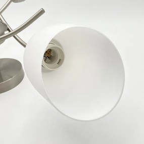 Lampadario a plafone DONNA 3xE27/60W/230V nichel