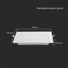 Lampada LED da incasso LED/12W/230V 6500K