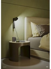 Redo 01-4643 - Applique da parete LED SADES LED/6W/230V CRI 90 USB nero