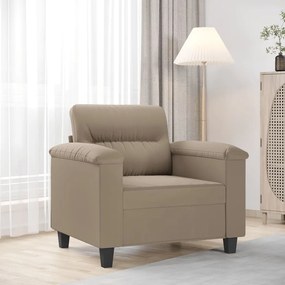 Poltrona tortora 60 cm in microfibra
