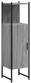Mobile da bagno grigio sonoma 33x33x120,5cm legno multistrato