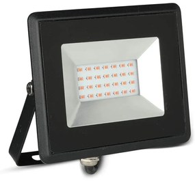 Faro Proiettore Led Flood Light 20W Colore Rosso IP65 Interno Esterno Carcassa Nera SKU-5992