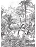 Isidore Leroy Carta da parati panoramica Amazone Hoch - Acajou