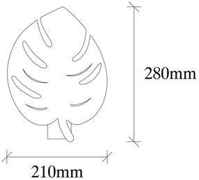 Applique SIVANI 1xE27/100W/230V