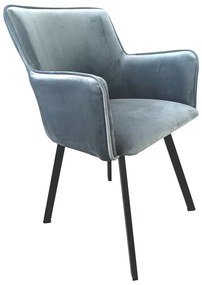 Sedia da pranzo AMELIA grigio