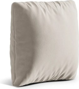 Cuscino per divano beige con rivestimento in velluto Kemi – Cosmopolitan Design
