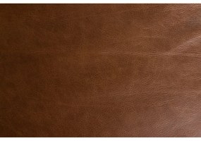 Divano marrone con rivestimento in pelle 214 cm Douglas – Dutchbone