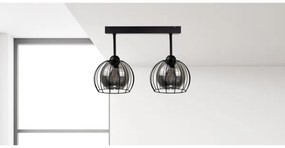 Lampadario a plafone SOLO BLACK 2xE27/60W/230V