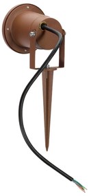 Faretto da Giardino con Picchetto GU10 - CORTEN Colore Corten