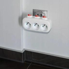 Multipresa 3 prese con interruttori
