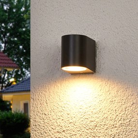 Lindby Lampada parete esterni Palina grigio grafite