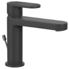 Miscelatore Lavabo monocomando Con Scarico Finitura Nero Opaco Versilia BTVERKLA01 Ponsi