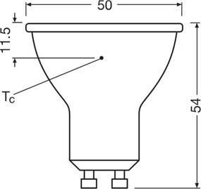 SET 3x Lampadina LED PAR16 GU10/6,9W/230V 6500K - Osram
