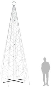 Albero di Natale a Cono Blu 1400 LED 160x500 cm
