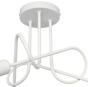 Lampadario a soffitto per bambini OXFORD 3xE27/15W/230V bianco