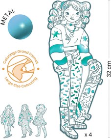 Disegni da colorare per piccoli stilisti - Angele & amiche