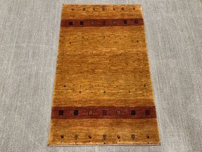 Loribaft Tappeto 80x140 Giallo (Iran) Annodato A Mano