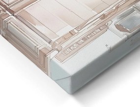 Dipinto 60x80 cm Café de Fleurs – Styler