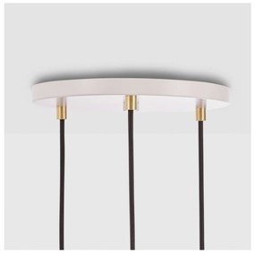 Apparecchio a sospensione dimmerabile in colore bianco-naturale ø 25 cm - tala