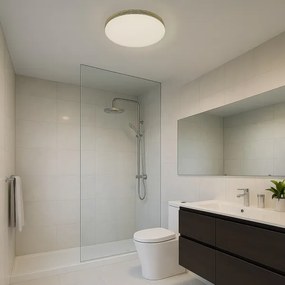 Rabalux 75057 - Plafoniera da soffitto per bagno TOMA LED/18W/230V IP44 Ø 34 cm