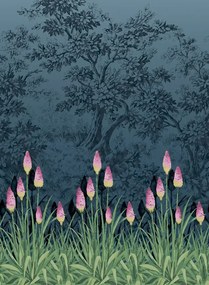 Little Greene Carta da parati Upper Brook Street - Twilight
