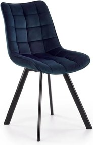 Sedia da pranzo COMORO, 1 pezzo, blu scuro