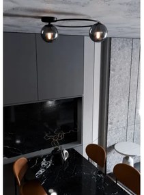 Plafoniera SOPRA 2xE14/10W/230V nero