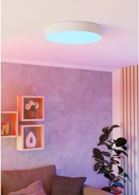 Eglo 901907 - Plafoniera LED RGBW dimmerabile GALLIZZI-Z, LED 26W/230V, Ø49 cm, bianco