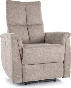 Poltrona reclinabile Neptun Brego elettrica – beige
