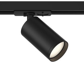 Faretto Per Binario Moderno Focus S Alluminio Nero 1 Luce