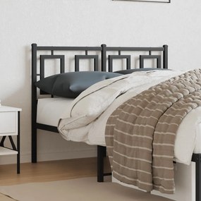 Testiera İn Metallo Nero 120 Cm /