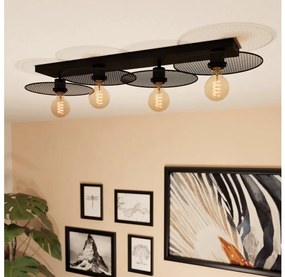 Eglo 43729 - Plafoniera IKESTON 4xE27/40W/230V