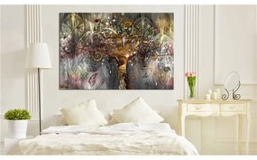 Quadro Gold Tree  Colore colorful, Dimensioni e Misure 120x80