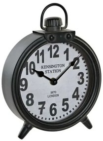 Orologio da Tavolo DKD Home Decor Grigio scuro Ferro 18,5 x 5,5 x 26 cm