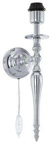 Eglo 78317 - Lampada da parete BEDWORTH 1xE27/60W/230V cromo lucido